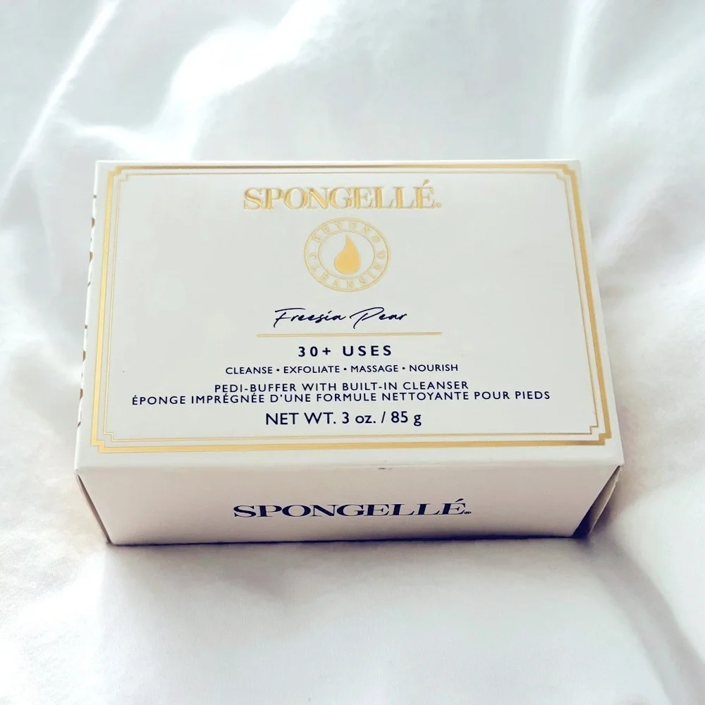 Spongelle Freesia Pear Cleansing Pedi Buffer